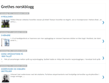 Tablet Screenshot of grethesnorskblogg.blogspot.com