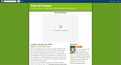 Desktop Screenshot of gilesgirldesigns.blogspot.com