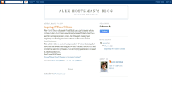 Desktop Screenshot of alexholtzman.blogspot.com
