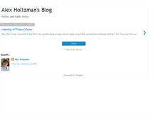 Tablet Screenshot of alexholtzman.blogspot.com