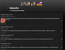 Tablet Screenshot of hakucho.blogspot.com