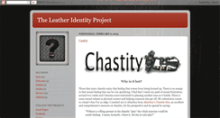 Desktop Screenshot of leatheridentity.blogspot.com