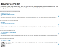 Tablet Screenshot of documentaryinsider.blogspot.com