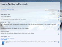 Tablet Screenshot of howtotwittertofacebook.blogspot.com