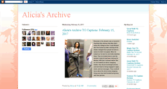 Desktop Screenshot of aliciasarchive.blogspot.com