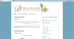 Desktop Screenshot of bliss-and-bloom.blogspot.com