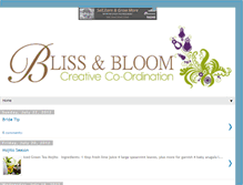 Tablet Screenshot of bliss-and-bloom.blogspot.com