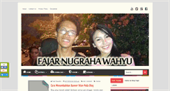 Desktop Screenshot of fajarnugraha06061996.blogspot.com