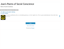 Tablet Screenshot of joanspoemsofsocialconscience.blogspot.com