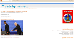 Desktop Screenshot of catchy-name.blogspot.com