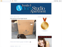 Tablet Screenshot of insidetheactorsstudioapartment.blogspot.com