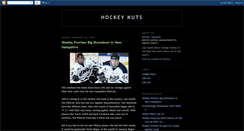 Desktop Screenshot of hockeynuts.blogspot.com