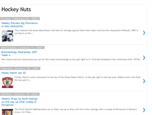 Tablet Screenshot of hockeynuts.blogspot.com