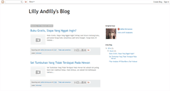 Desktop Screenshot of lillyandilly.blogspot.com