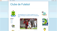 Desktop Screenshot of clubedefutebol.blogspot.com