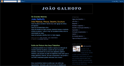 Desktop Screenshot of joaobelasartes.blogspot.com