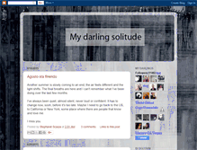 Tablet Screenshot of mydarlingsolitude.blogspot.com