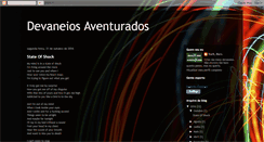 Desktop Screenshot of devaneiosaventurados.blogspot.com