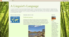 Desktop Screenshot of languagequirks.blogspot.com