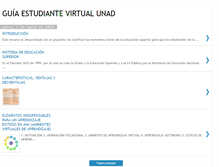 Tablet Screenshot of guiaestudiantevirtualunad.blogspot.com