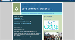 Desktop Screenshot of coreseminars.blogspot.com