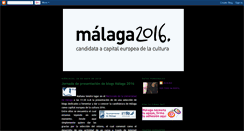 Desktop Screenshot of malaga2016capitalcultural.blogspot.com