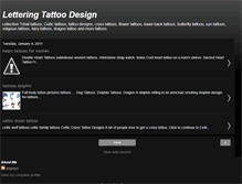 Tablet Screenshot of letteringtattoodesign.blogspot.com