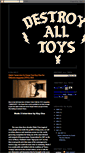 Mobile Screenshot of destroyalltoys.blogspot.com