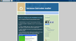 Desktop Screenshot of barcodesystems.blogspot.com