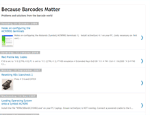 Tablet Screenshot of barcodesystems.blogspot.com