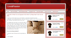 Desktop Screenshot of loving-passion.blogspot.com