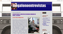 Desktop Screenshot of megafonoentrevistas.blogspot.com