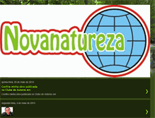 Tablet Screenshot of novanatureza.blogspot.com