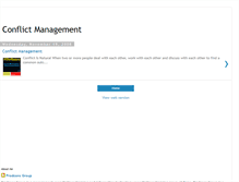 Tablet Screenshot of manage-conflict.blogspot.com
