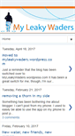 Mobile Screenshot of myleakywaders.blogspot.com