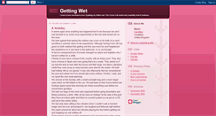 Desktop Screenshot of gettingclotheswet.blogspot.com