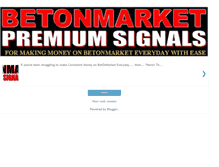 Tablet Screenshot of betonmarketsignals.blogspot.com