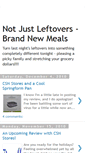 Mobile Screenshot of notjustleftovers.blogspot.com