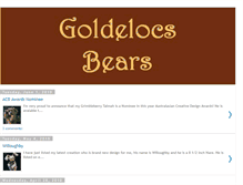 Tablet Screenshot of goldelocsbears.blogspot.com