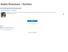 Tablet Screenshot of modelsphotoshootportfolio.blogspot.com