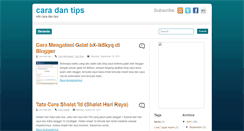 Desktop Screenshot of caradantipsku.blogspot.com