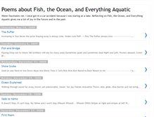 Tablet Screenshot of fish-poems.blogspot.com