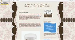 Desktop Screenshot of chocolateknittermom.blogspot.com