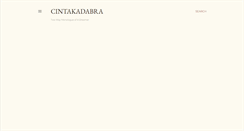 Desktop Screenshot of cintakadabra.blogspot.com