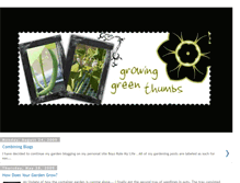 Tablet Screenshot of growinggreenthumbs.blogspot.com