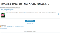 Tablet Screenshot of nammiojorenguekio-nammyohorenguekyo.blogspot.com