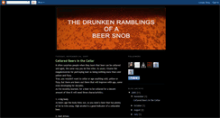 Desktop Screenshot of drunken-ramblings-of-a-beer-snob.blogspot.com