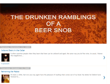 Tablet Screenshot of drunken-ramblings-of-a-beer-snob.blogspot.com