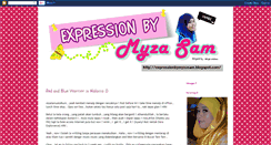 Desktop Screenshot of expressionbymyzasam.blogspot.com