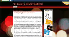 Desktop Screenshot of dentist-healthcare.blogspot.com